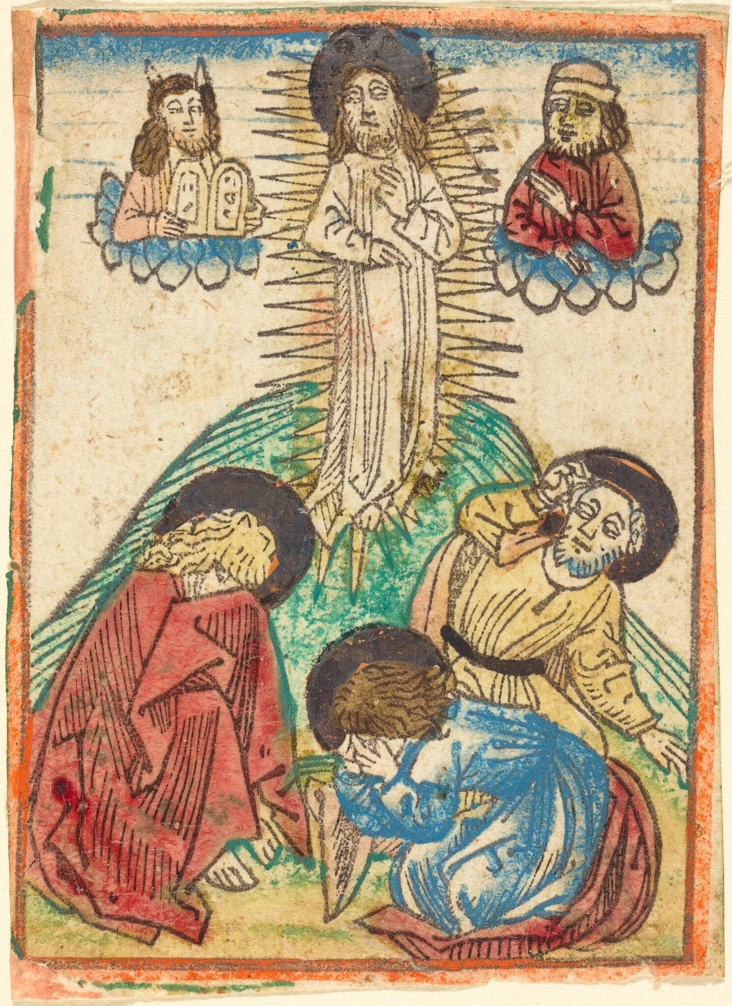 The Transfiguration, by German 15th Century, ink, 1475