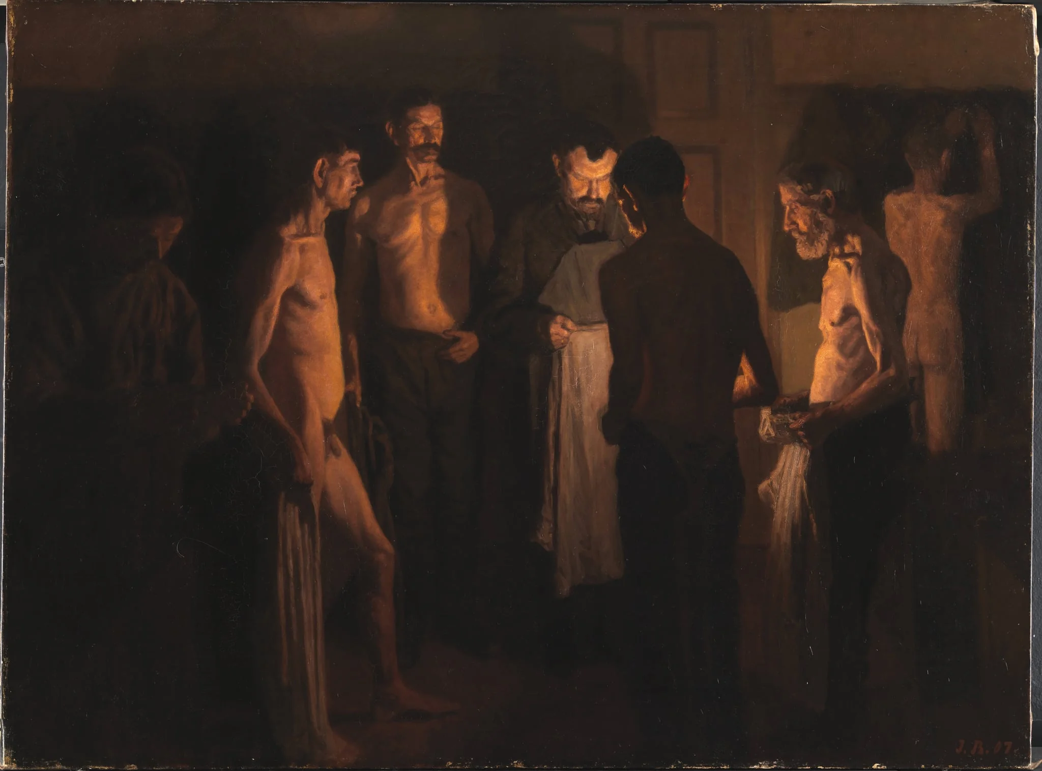 Bedtime at the Shelter, by Unknown, 1901