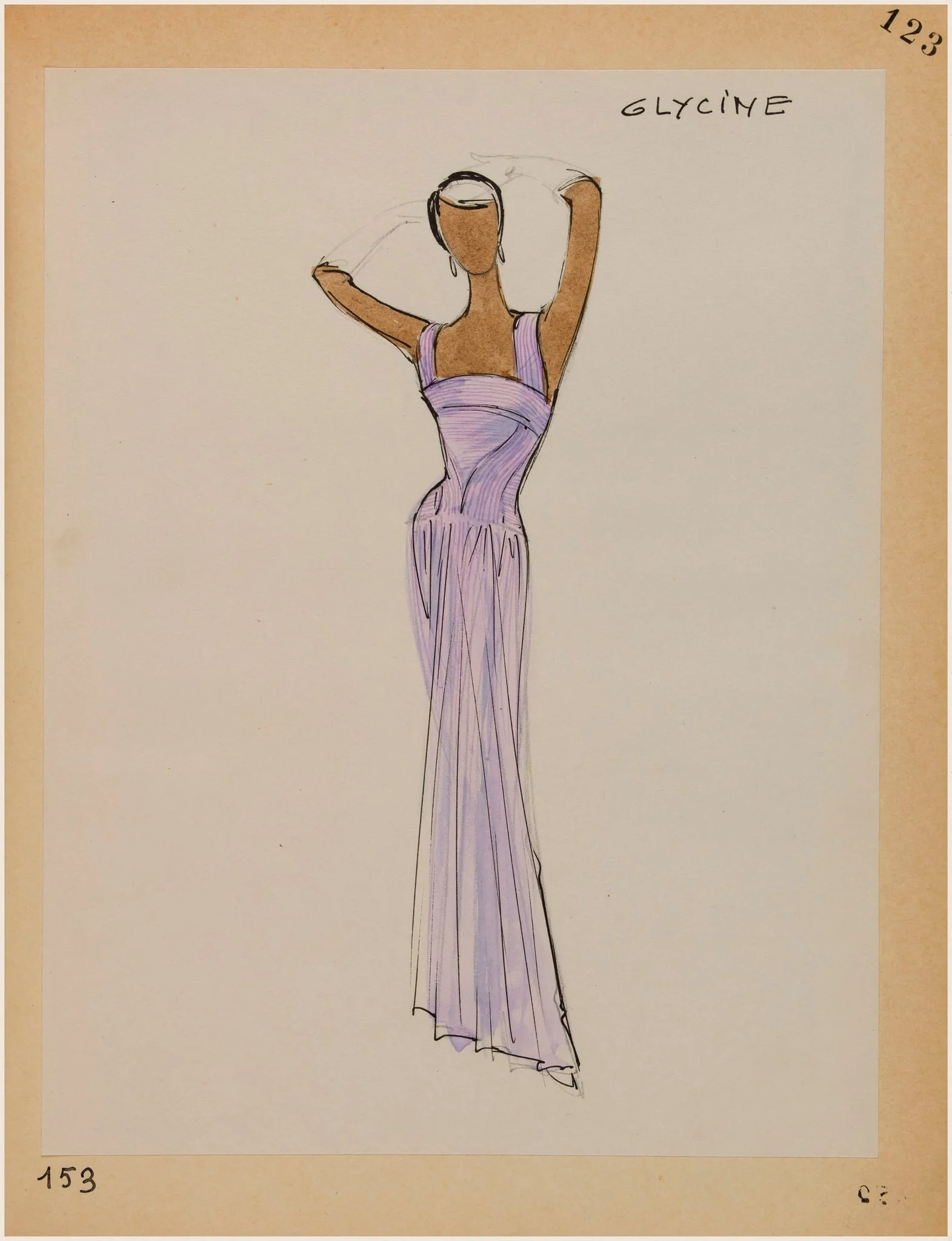 Glycine, by Marie-Louise Carven, 1956