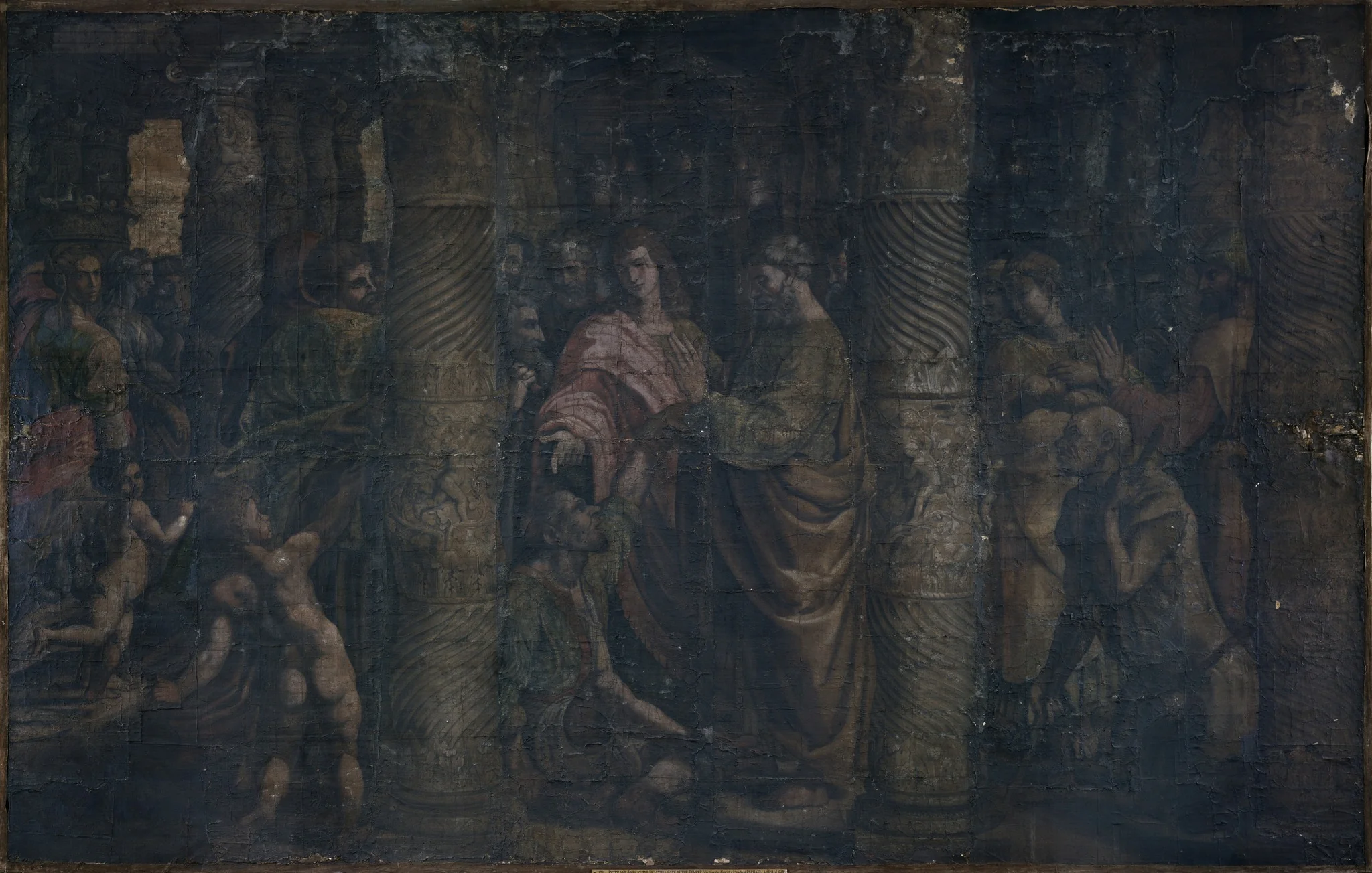 The Healing of the Lame Man, by Raphael, unspecified, 1511
