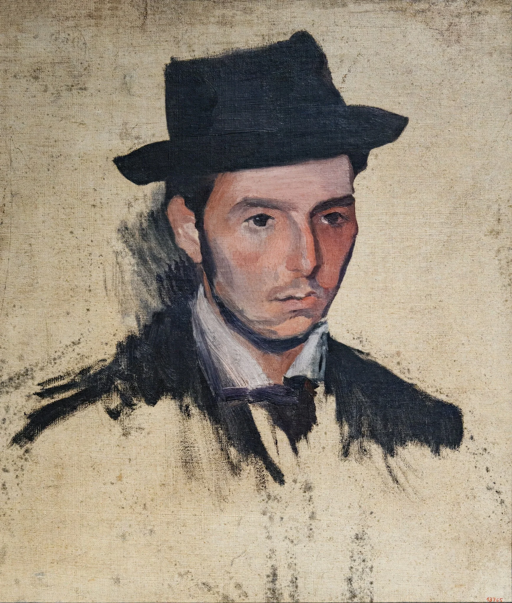 Portrait of Josep Pijoan, by Joaquín Torres-García, oil, 1921