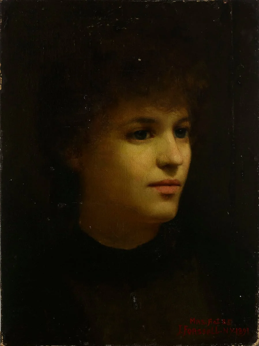 Taiteilijan vaimon muotokuva, by Juho Forsell, unspecified