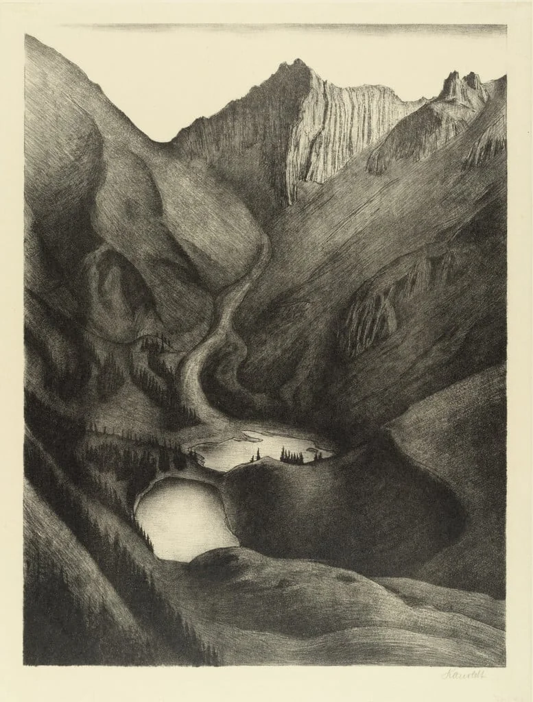 Untitled, by Alexander Kanoldt, ink, 1934