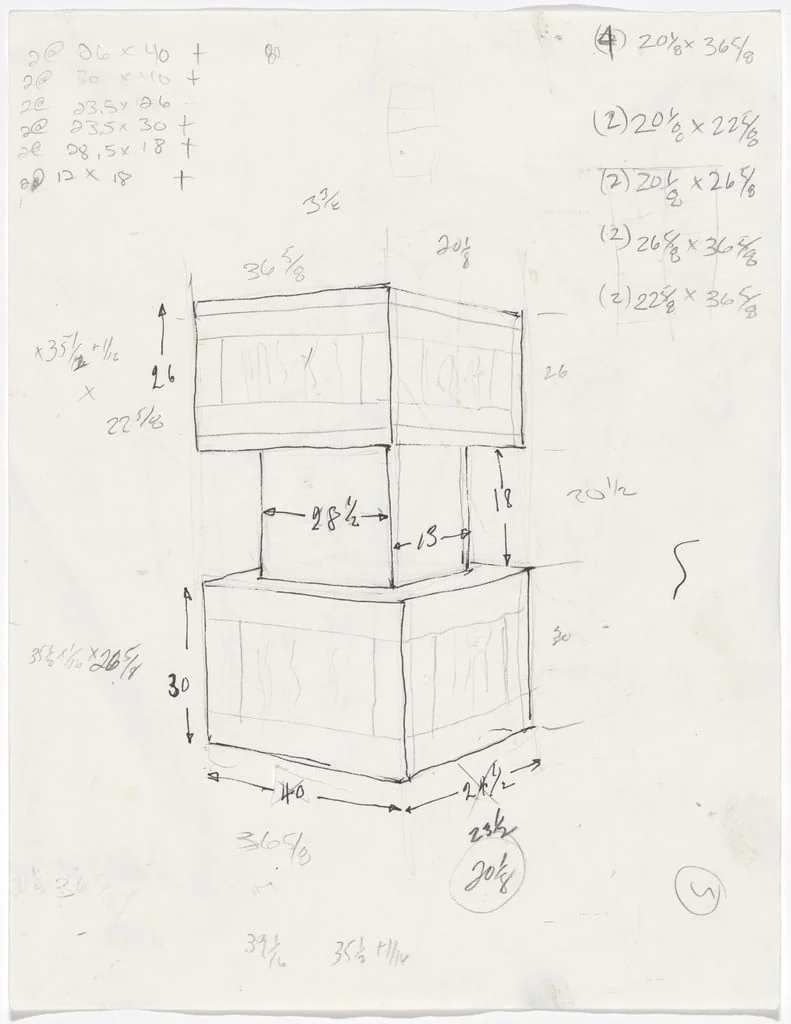 Untitled, by Richard Artschwager, graphite, 1993