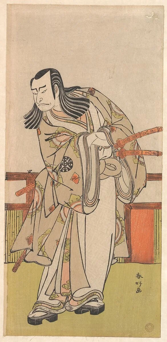 Untitled, by Katsukawa Shunkō, ink, 1791