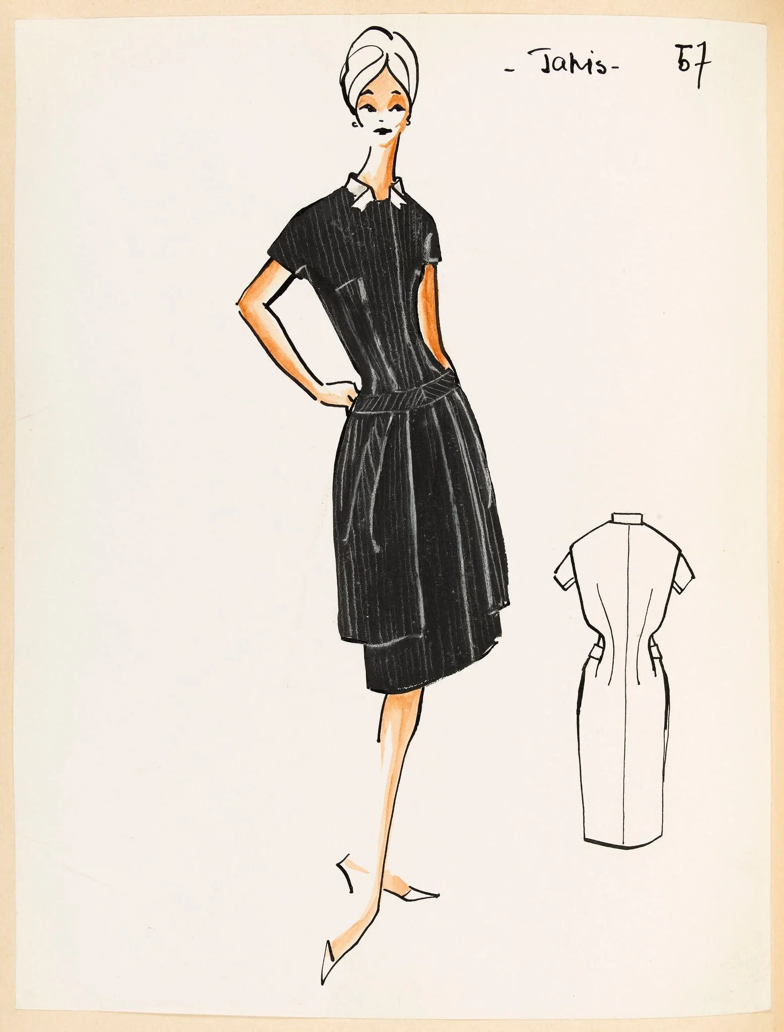 Tanis, by Carven, 1959