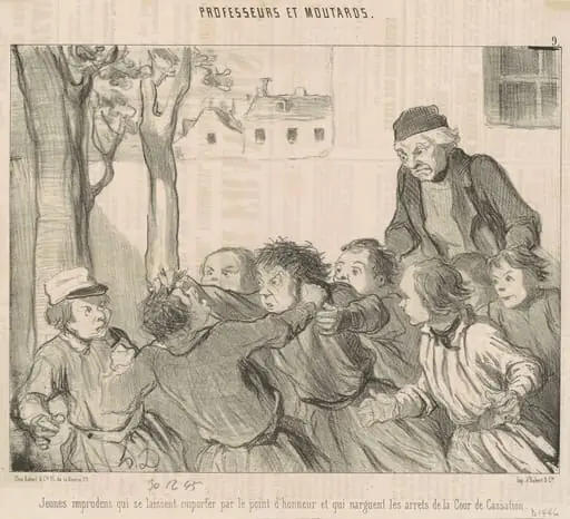 Jeunes imprudens qui se laiseent emporter ...