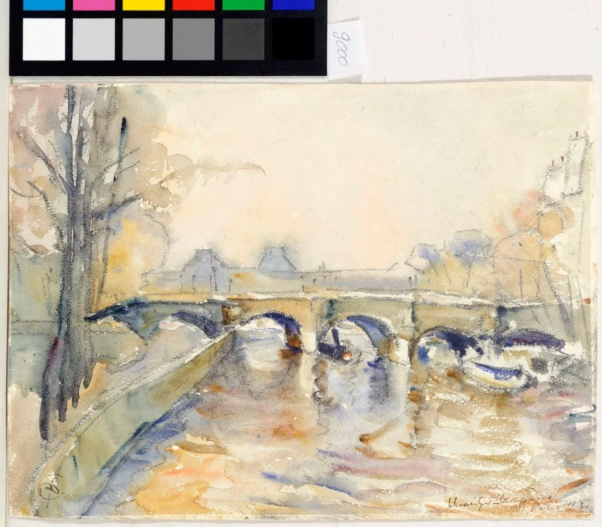Vedere din Paris, by Rudolf Schweitzer-Cumpăna, unspecified, 1931