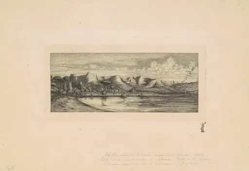 Nouvelle Zélande, Presqu'ile de Banks (View of Collier's Point, New Zealand)