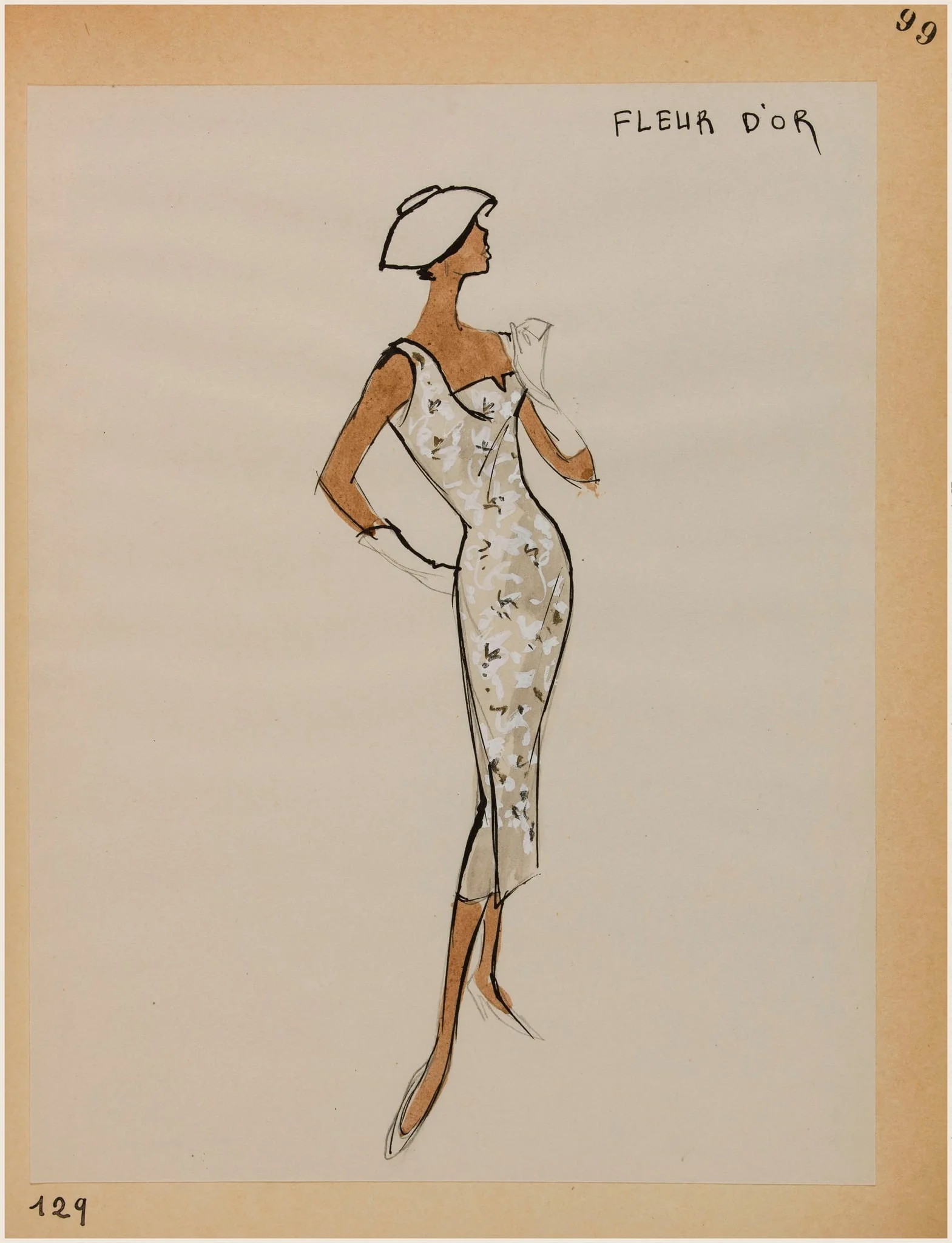 Fleur d'or, by Marie-Louise Carven, 1956