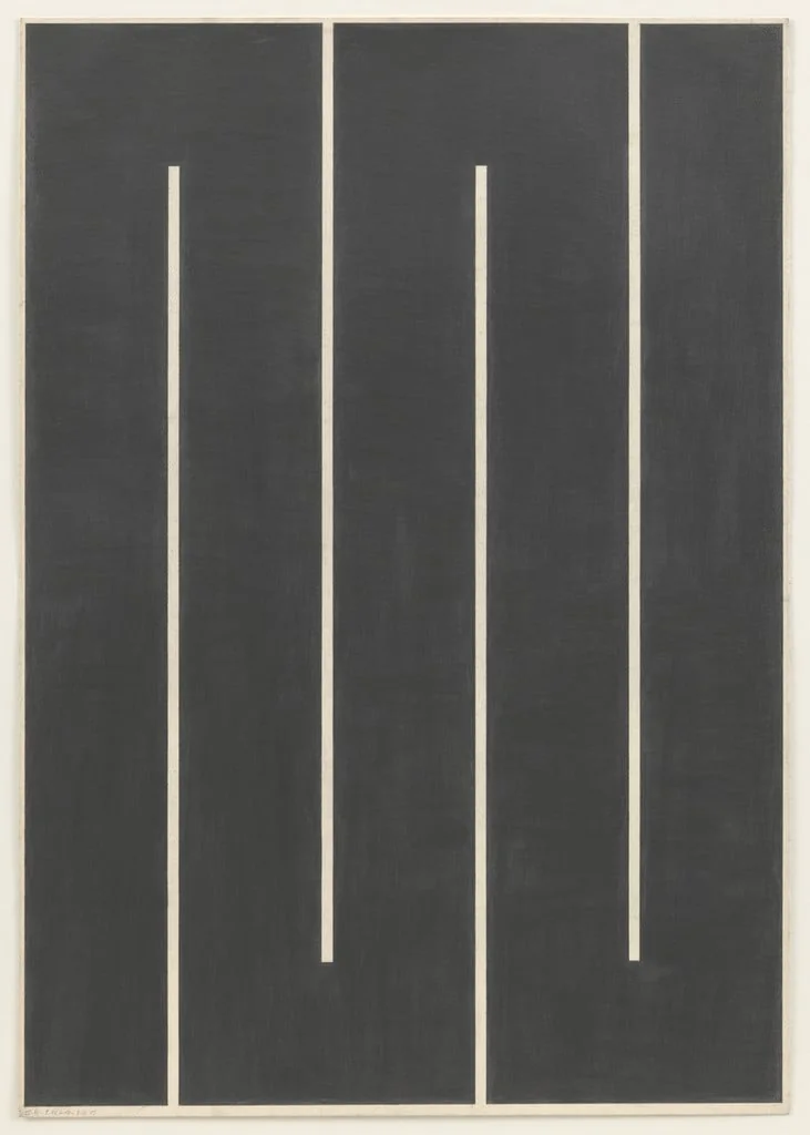 Untitled, by Julije Knifer, graphite, 1983