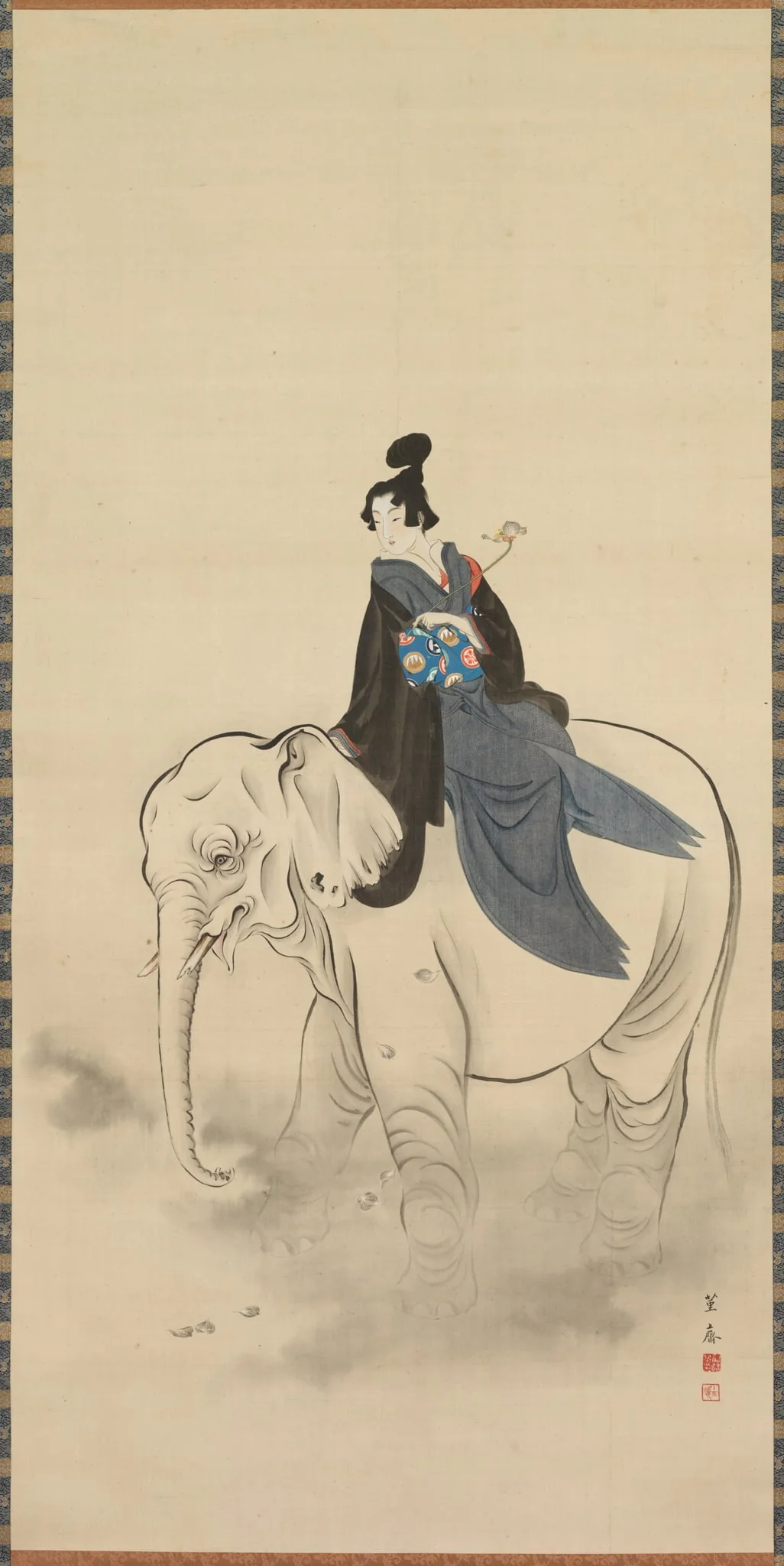 Stand-in Fugen, by Kitao Masayoshi, unspecified, 1802