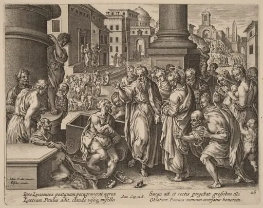 Saint Paul Heals the Lame Man at Lystra