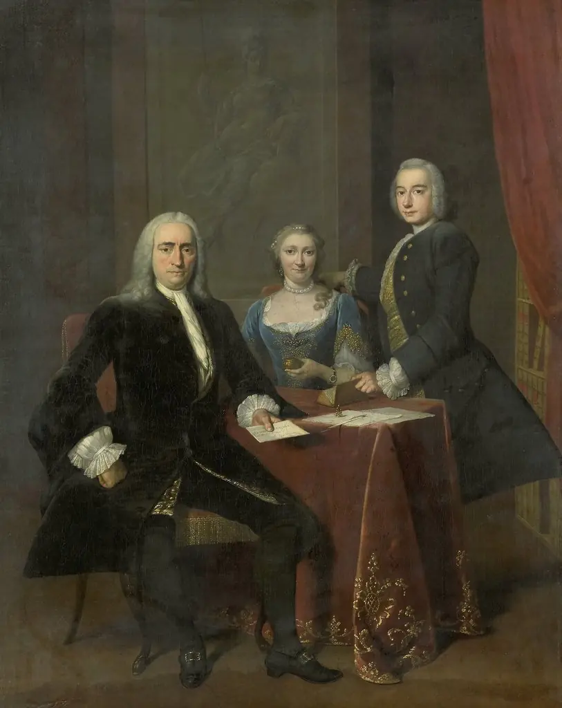 Family Group in an Interior