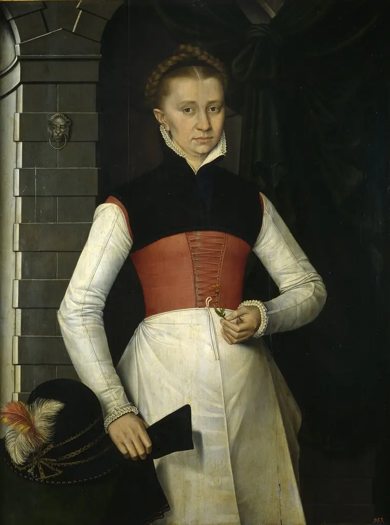 Lady with a Yellow Flower