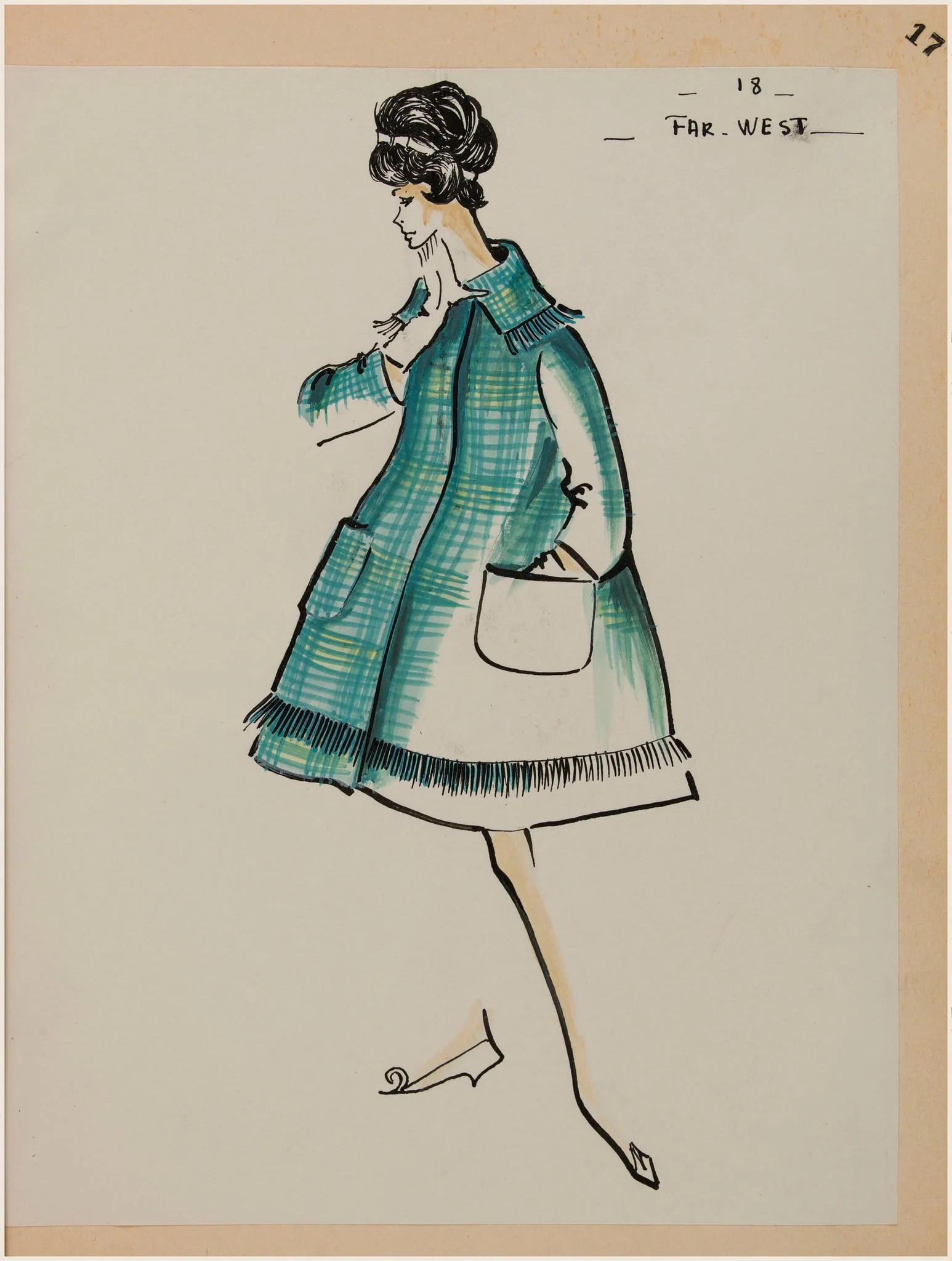 Far west, by Carven, 1958