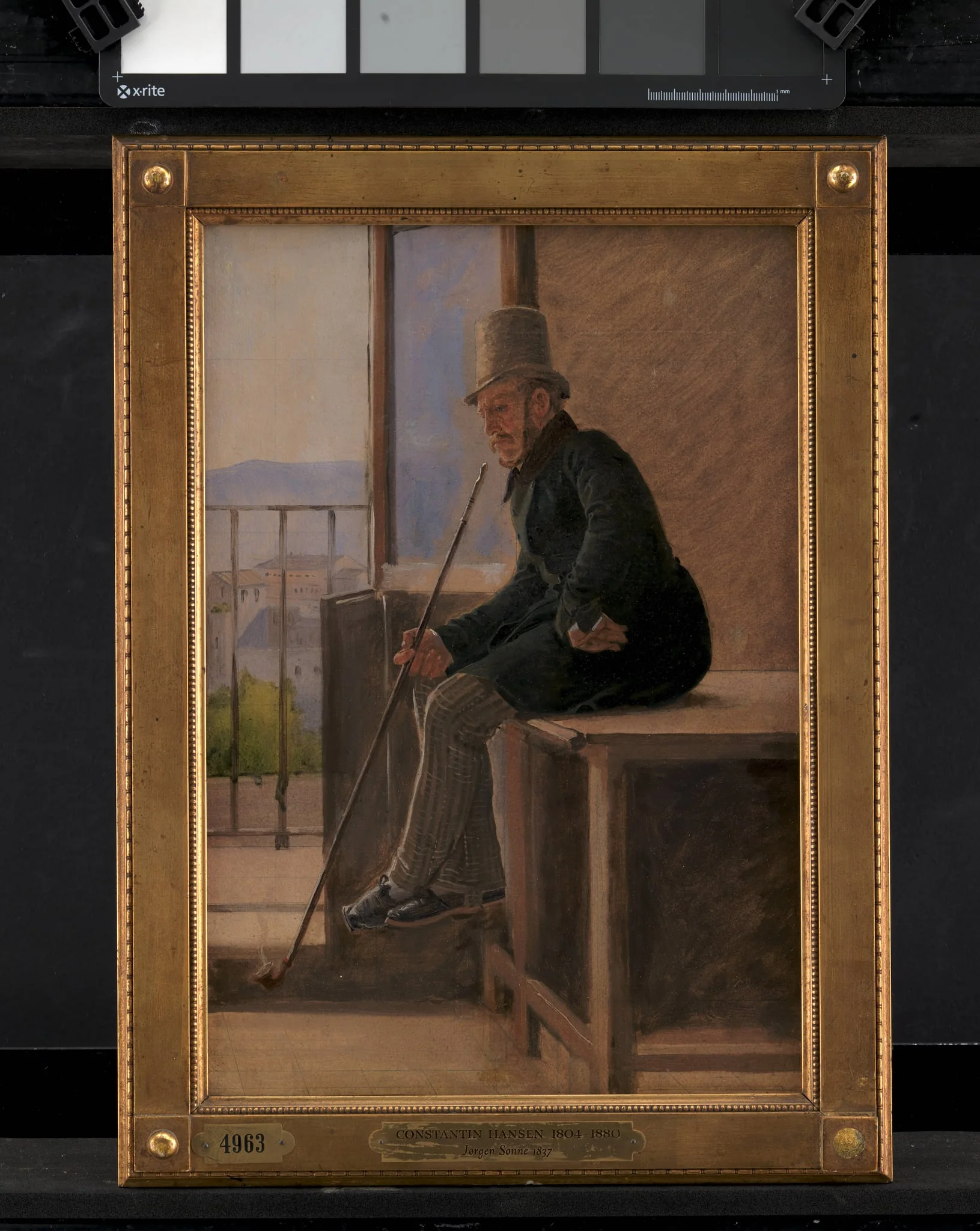 The Painter Jørgen Sonne, by Unknown, 1837