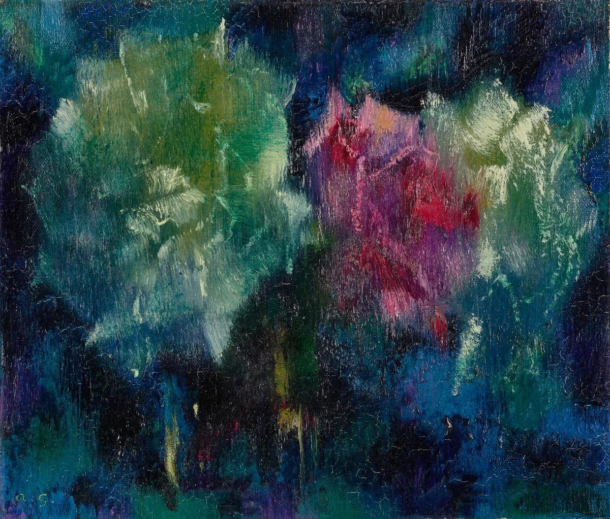Rosen, by Augusto Giacometti, oil, 1929