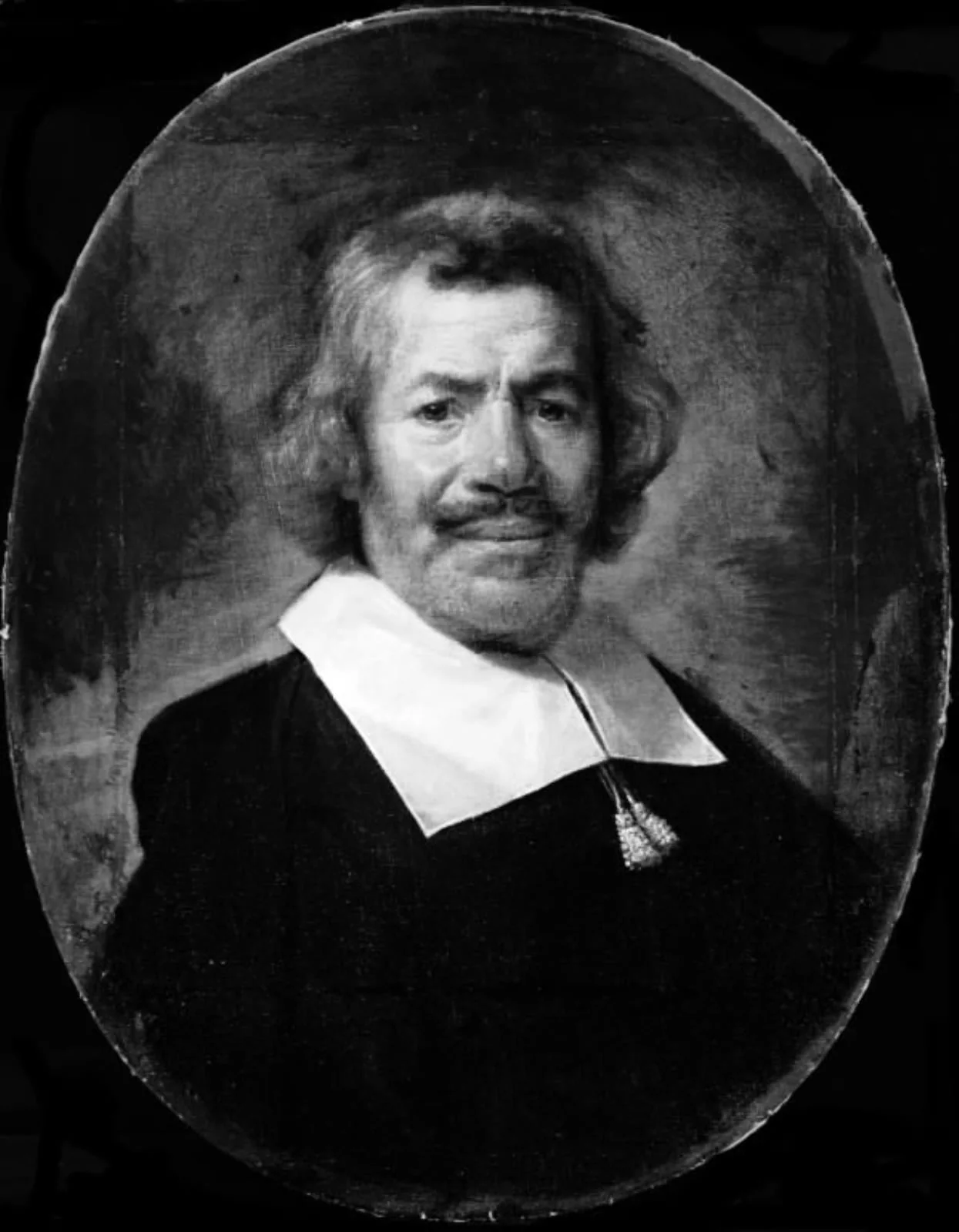 Portrait of a Man with Band Collar, by Unknown, unspecified, 1650