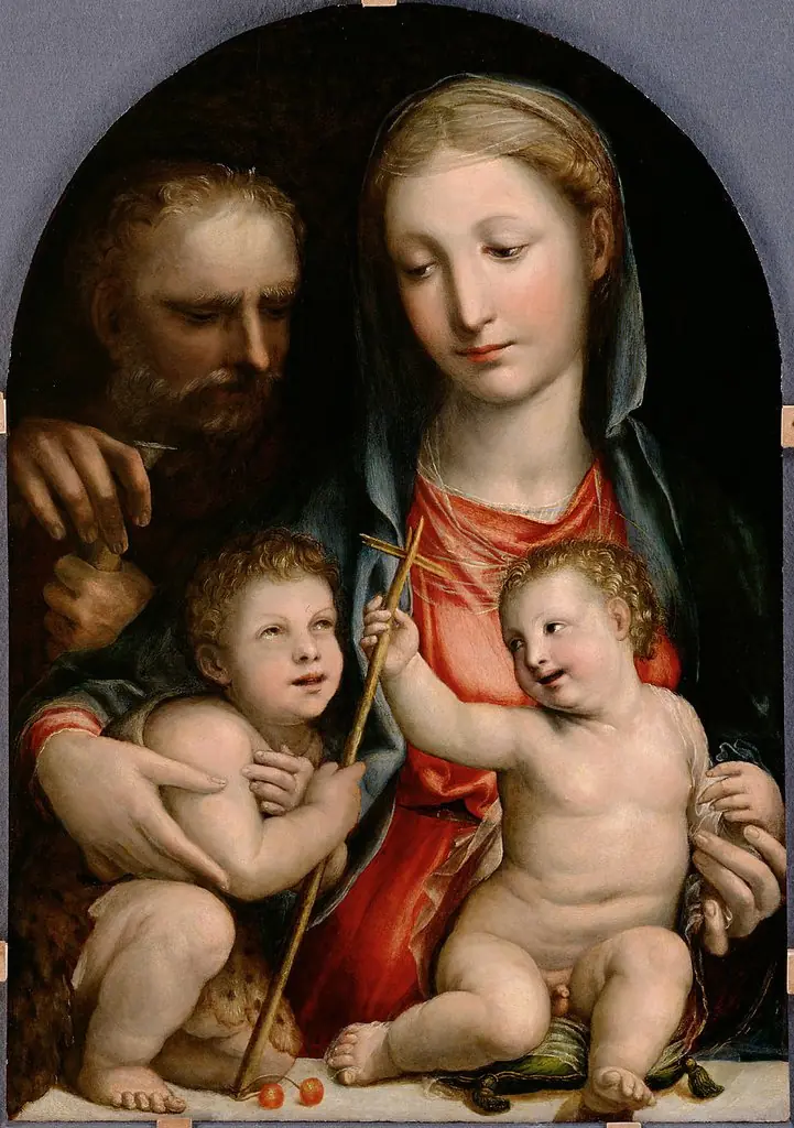 Holy Family with St. John the Baptist as child