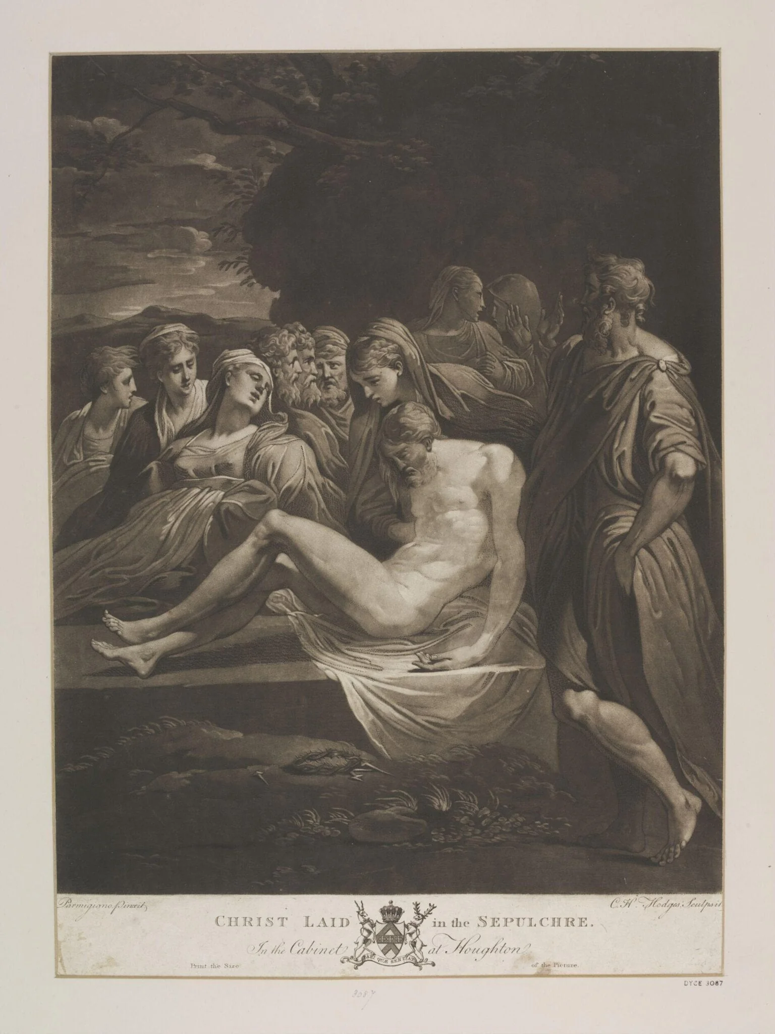 Christ laid in the Sepulchre
