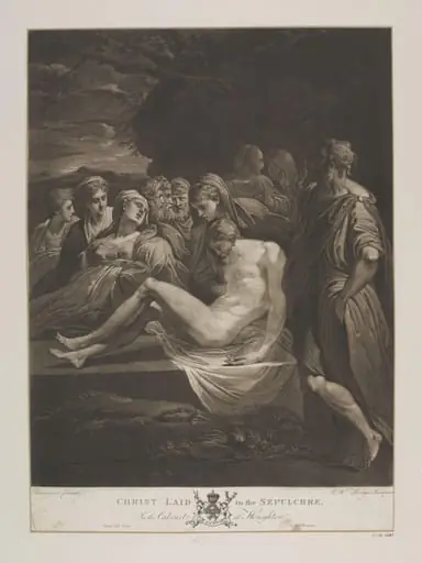 Christ laid in the Sepulchre