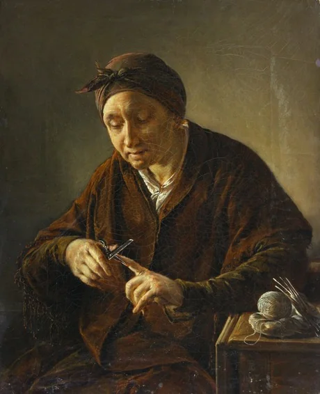 The woman cutting nails, by Vasily Andreevich Tropinin, oil, 1847