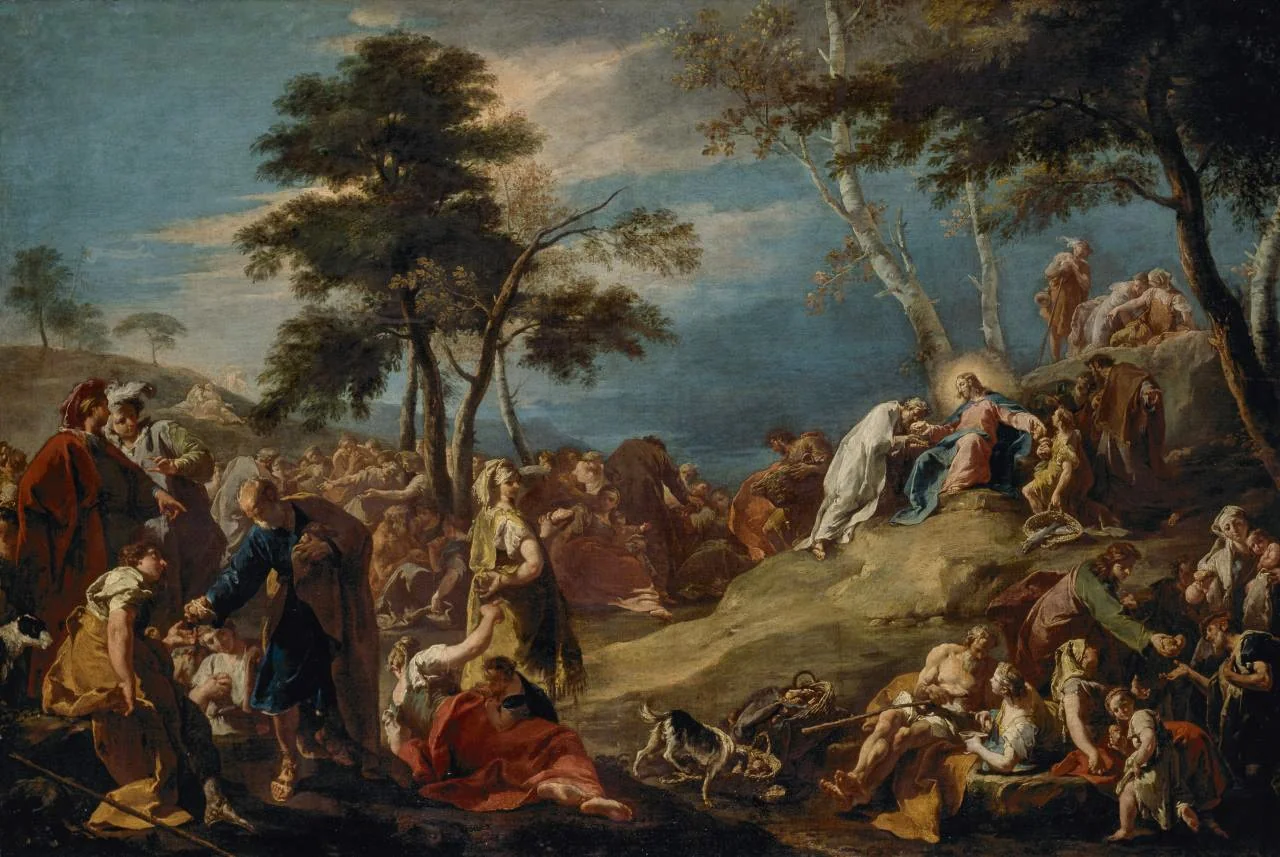 The miracle of the loaves and fishes