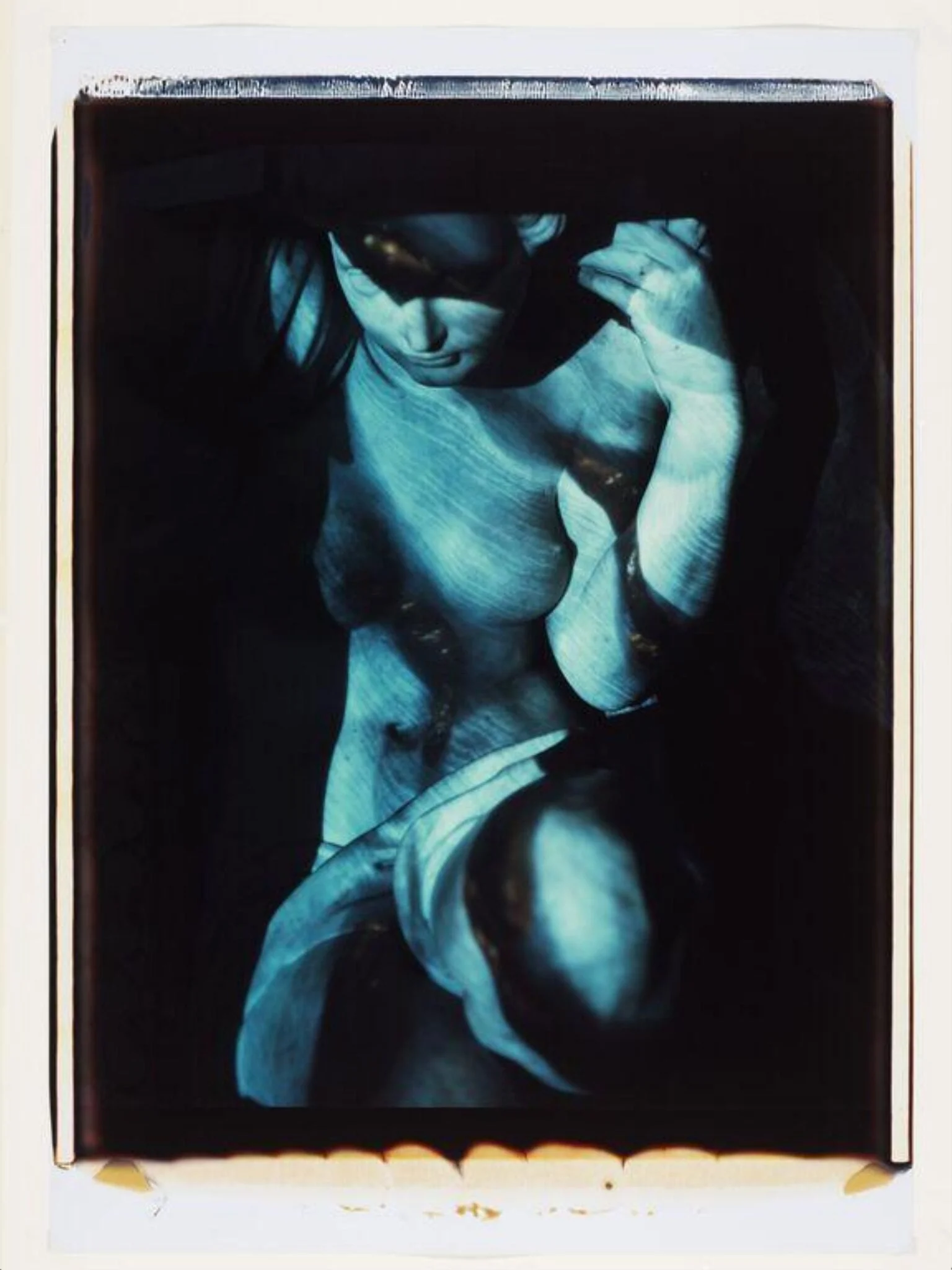 Untitled [photograph using a slide projection of dopatta and chilli]., by Zarina Bhimji, photographic, 1989