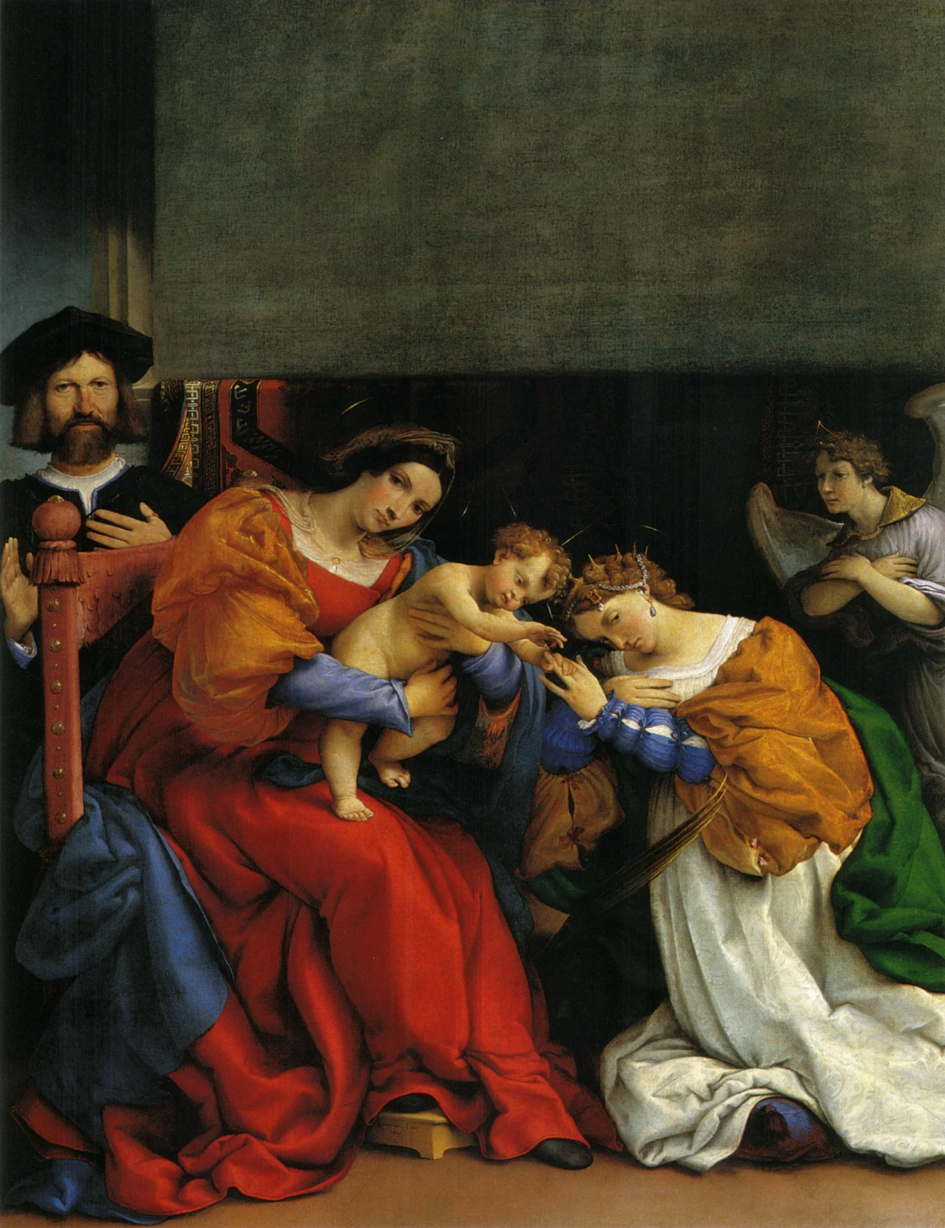 Mystical Marriage of St Catherine of Alexandria with Niccoló Bonghi