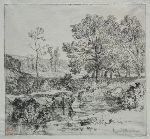 The Edge of the Forest.  The Shrimp Fisherman