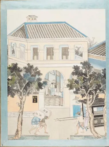 Silk Merchant Showing Samples to the Western Buyer