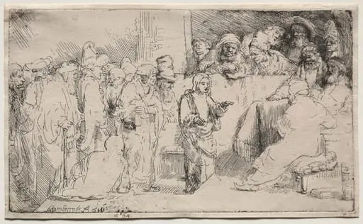 Christ Disputing with the Doctors: A Sketch