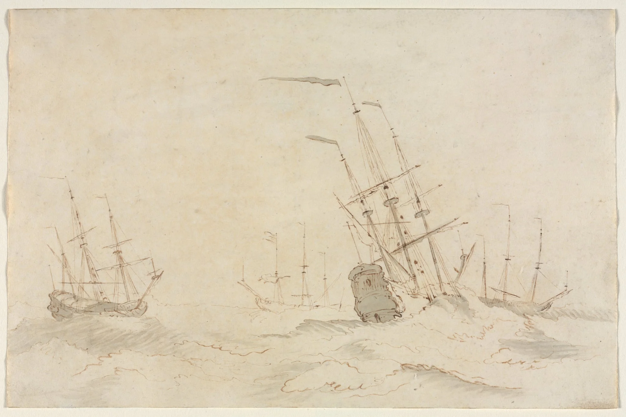 Ships, by Ludolf Bakhuizen, 1670