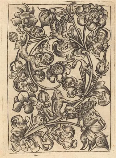 Ornament with Wild Folk