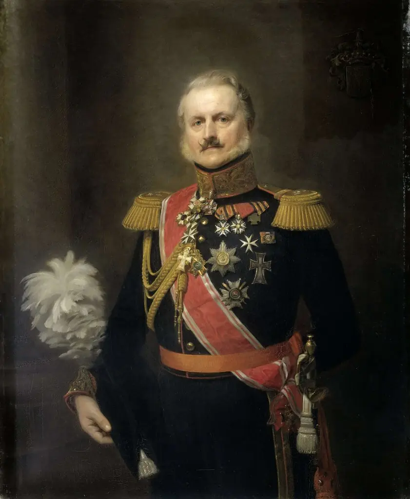 Portrait of Antonie Frederick Jan Floris Jacob Baron van Omphal (1788-1863), luitenant-generaal