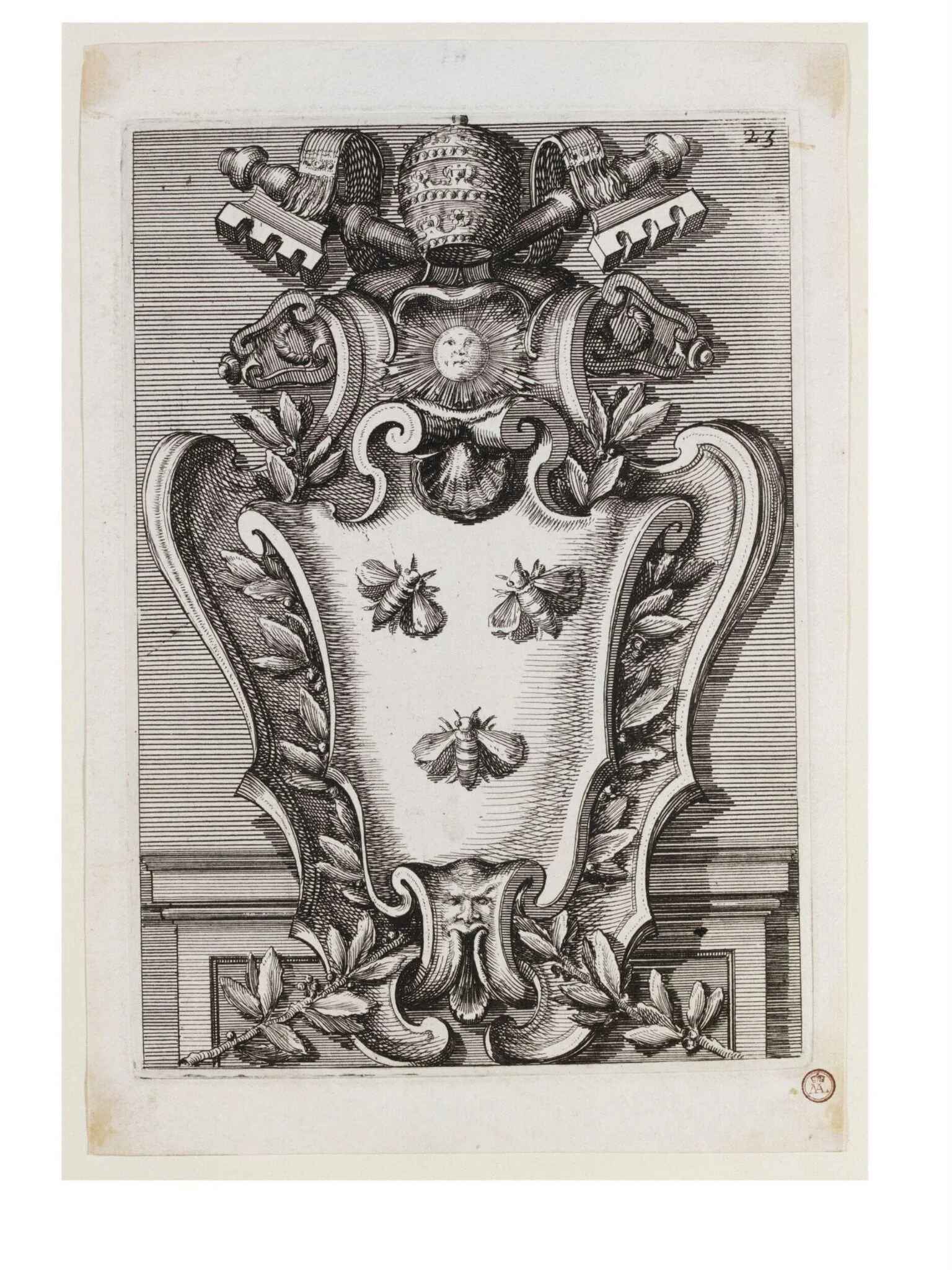 Raccolta di varie targhe di Roma fatte da Profeffori Primarj, Difegnate, ed Intagliate da Filippo Juvarra, by Filippo Juvarra, 1716