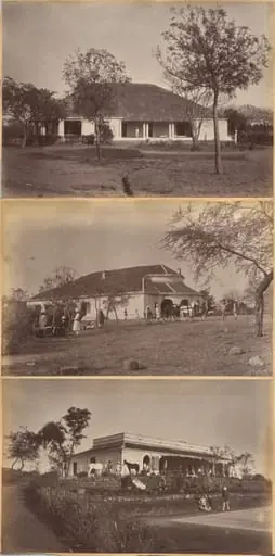 Commissioner's house, Jhansi (recto); Reverend Holcomb's Bungalow (verso, top); Untitled (verso, bottom)