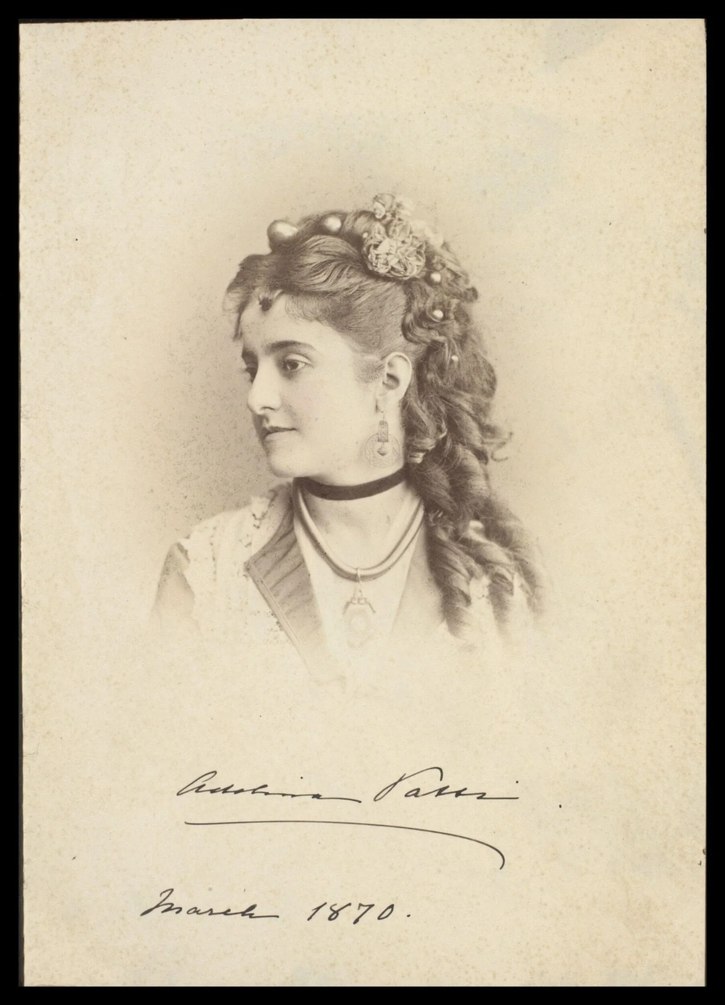 Guy Little Theatrical Photograph, by Bergamasco, photographic, 1870