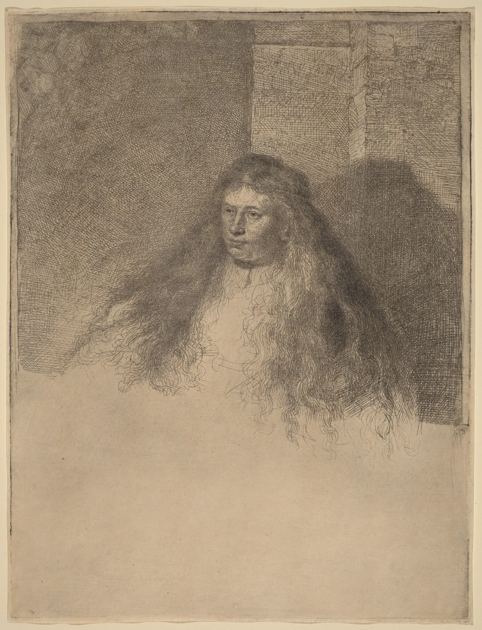 The Great Jewish Bride, by Rembrandt, ink, 1635
