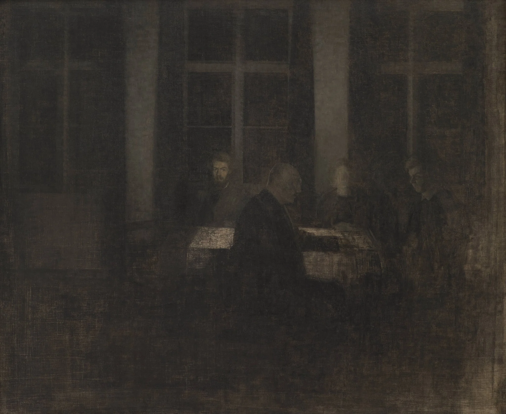 Evening in the Drawing Room, by Unknown, 1904