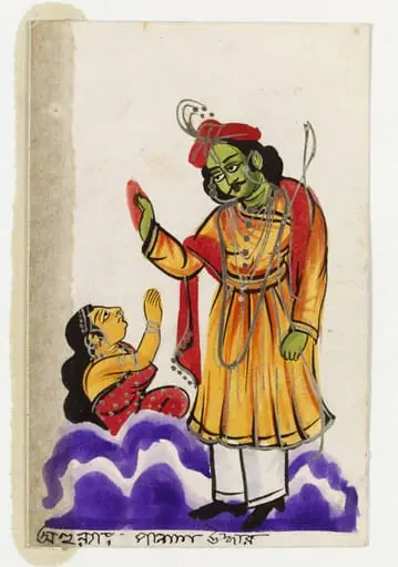 Rama and Ahalya
