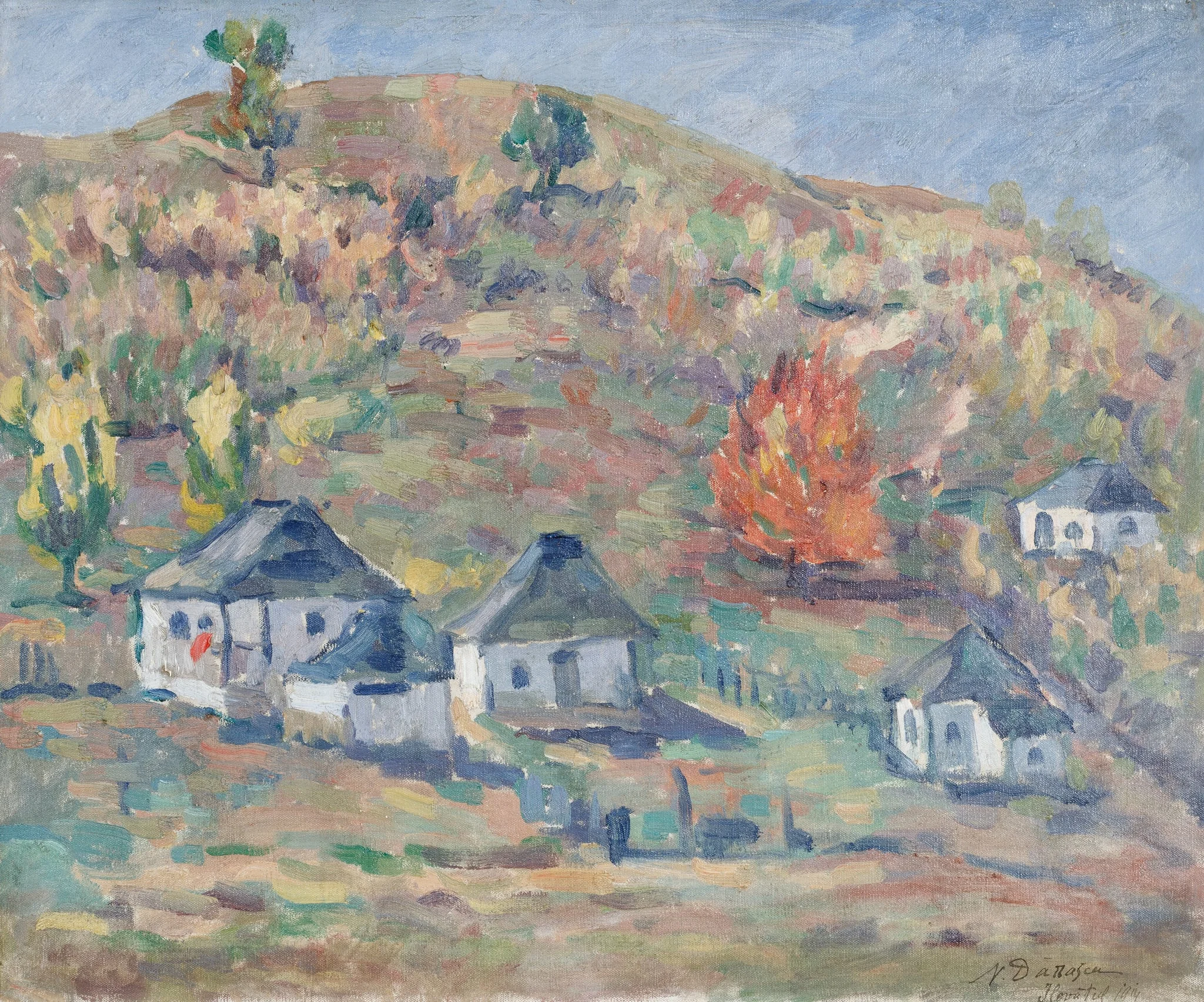 PEISAJ, by Nicolae Dărăscu, 1914