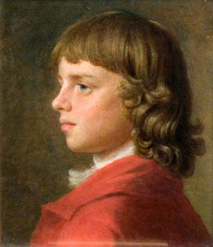 Portrait of a Boy in a Red Coat, by John Russell, unspecified