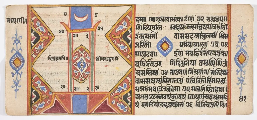 Tantric Manuscript "Sangrahani Sutra"