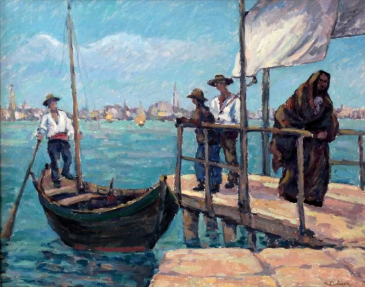Debarcader, by Nicolae Dărăscu, unspecified