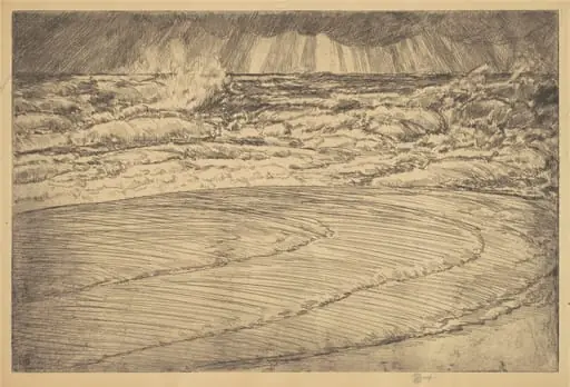 Heavy Surf, High Tide, Easthampton
