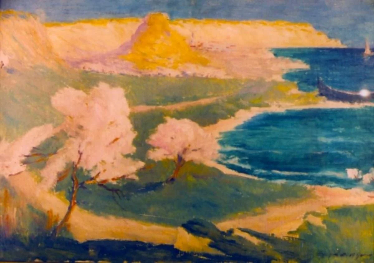 Peisaj la Balcic, by Leon Alexandru Biju, unspecified, 1949