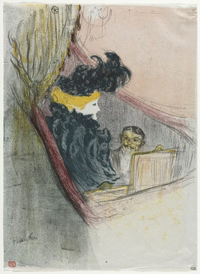 A Princely Idyl, Clara Ward, by Henri de Toulouse-Lautrec, 1897