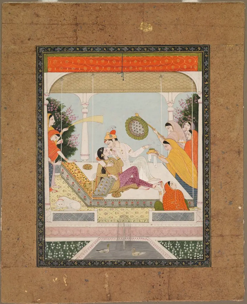 Raja with his Beloved